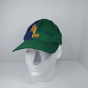 Vintage 1997 Warner Bros Studio Store Kids Scooby-doo Kids Green Blue Canvas Hat